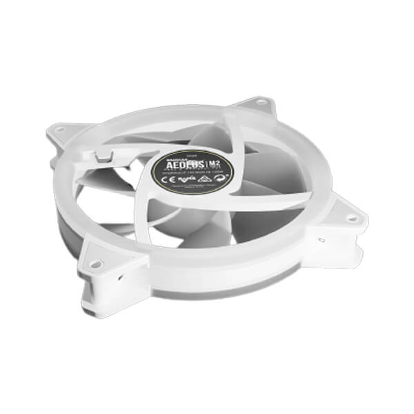 Gamdias Aeolus M2-1204R 120mm ARGB Cabinet Fan (White)